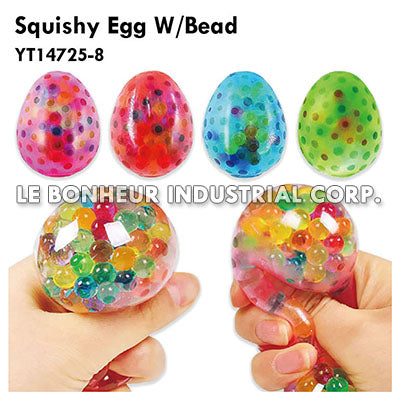 Squishy Egg W/Bead