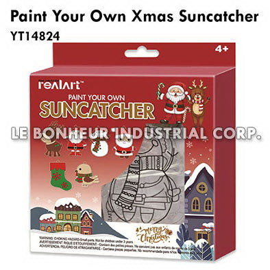 Paint Your Own Xmas Suncatcher