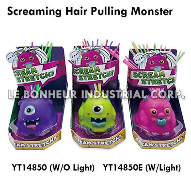 LED Screaming Hair Pulling Monster