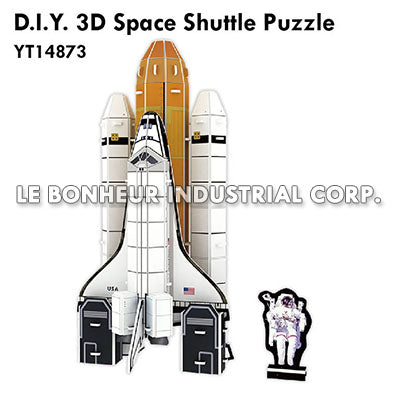 D.I.Y. 3D Space Shuttle Puzzle