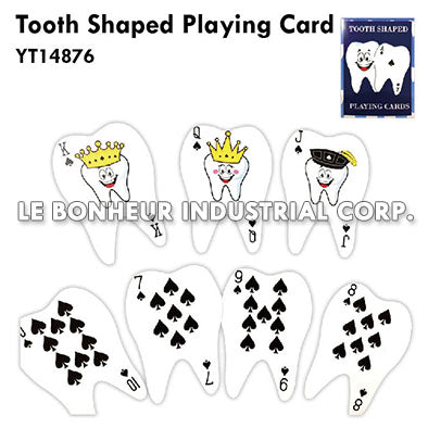 Tooth Shaped Playing Card