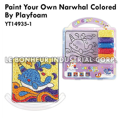 Paint Your Own Unicorn Colored By Playfoam