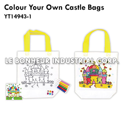 Colour Your Own Castle Bags