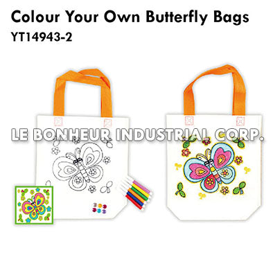Colour Your Own Frog Bags