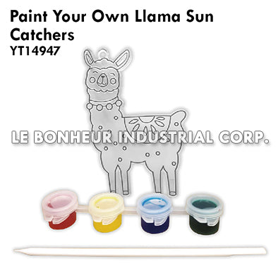 Paint Your Own Llama Sun Catchers