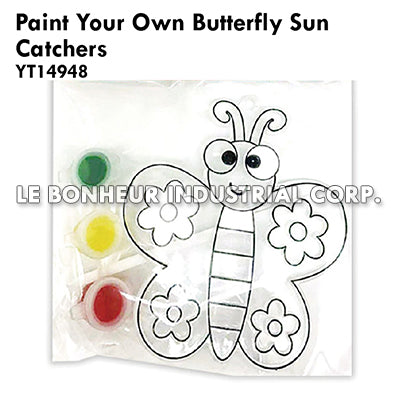 Paint Your Own Butterfly Sun Catchers