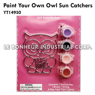 Paint Your Own Owl Sun Catchers