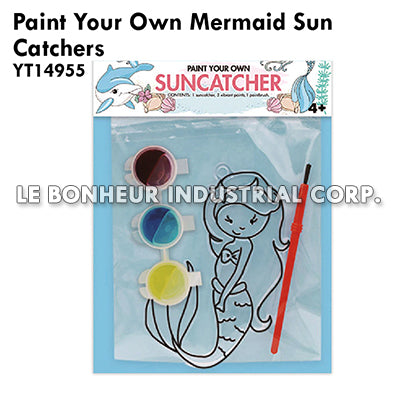 Paint Your Own Mermaid Sun Catchers