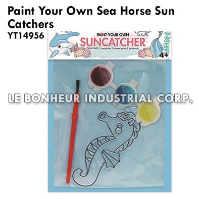 Paint Your Own Sea Horse Sun Catchers