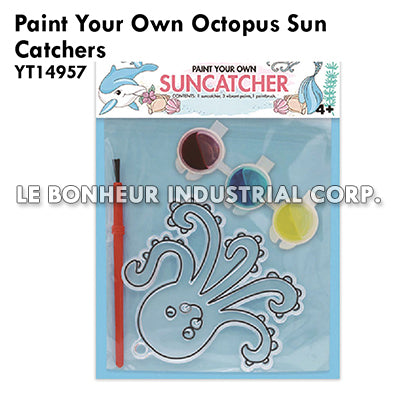 Paint Your Own Octopus Sun Catchers