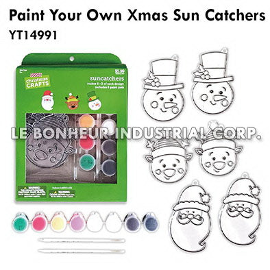 Paint Your Own Xmas Sun Catchers