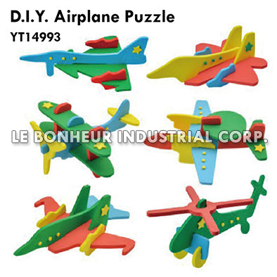D.I.Y. Airplane Puzzle