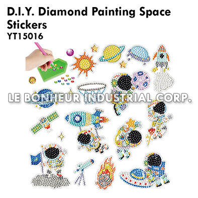 D.I.Y. Diamond Painting Space Stickers
