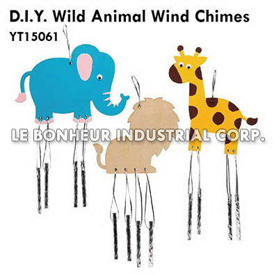 D.I.Y. Wild Animal Wind Chimes