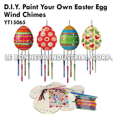 D.I.Y. Paint Your Own Easter Egg Wind Chimes