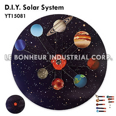 D.I.Y. Solar System Eight Planet Models