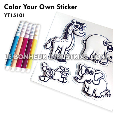 Color Your Own Sticker