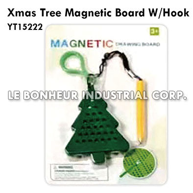 Xmas Tree Magnetic Board W/Hook