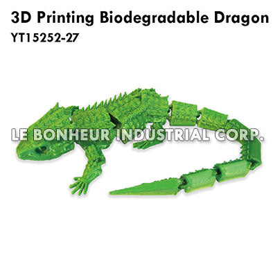 3D Printing Biodegradable Dragon