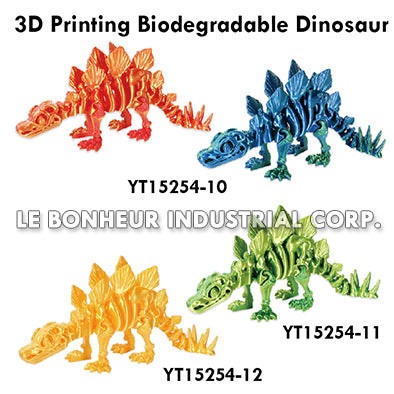 3D Printing Biodegradable Dinosaur