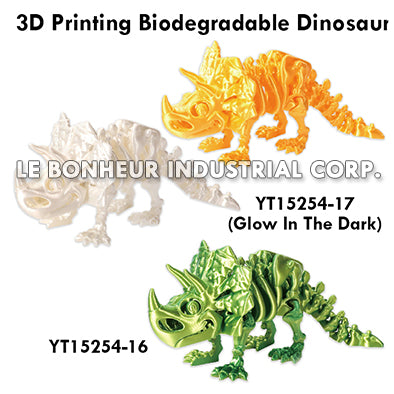 3D Printing Biodegradable Dinosaur