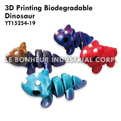 3D Printing Biodegradable Dinosaur