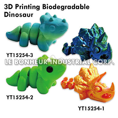 3D Printing Biodegradable Dinosaur