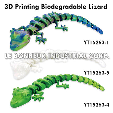 3D Printing Biodegradable Lizard