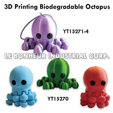 3D Printing Biodegradable Octopus