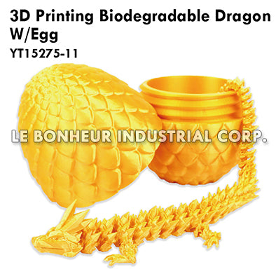 3D Printing Biodegradable Dragon W/Egg