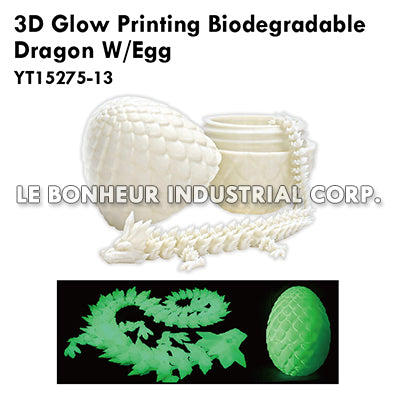 3D Printing Biodegradable Dragon W/Egg