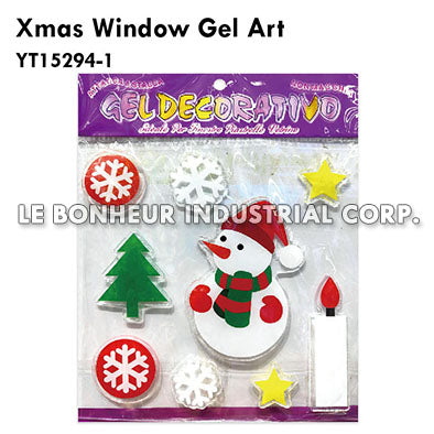 Xmas Window Gel Art