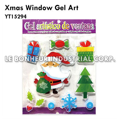 Xmas Window Gel Art