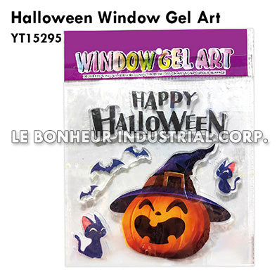 Halloween Window Gel Art