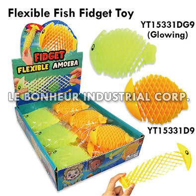 Glowing Flexible Fish Fidget Toy