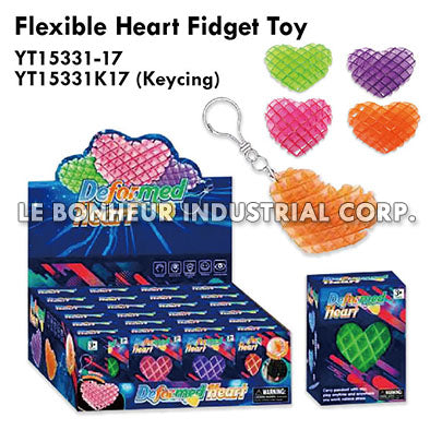 Flexible Heart Fidget Toy K/C