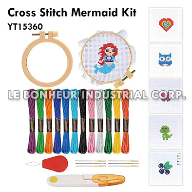 Cross Stitch Mermaid Kit