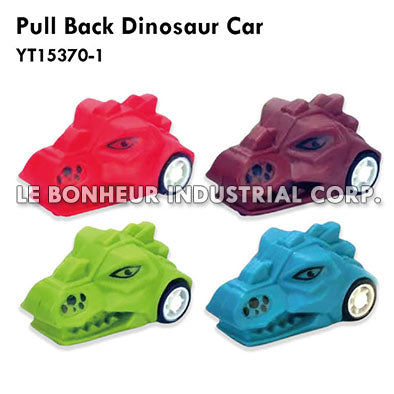 Pull Back Dinosaur Car