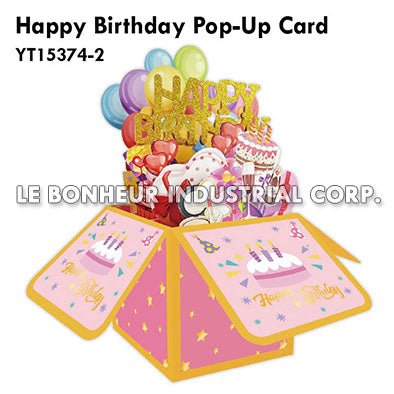 Happy Birthday Pop-Up Card