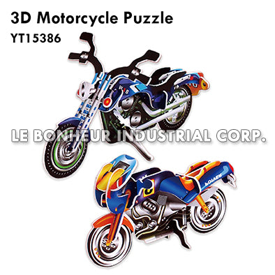 3D Motorcycle Puzzle