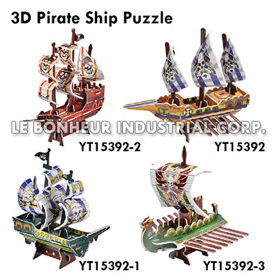 3D Pirate Ship Puzzle