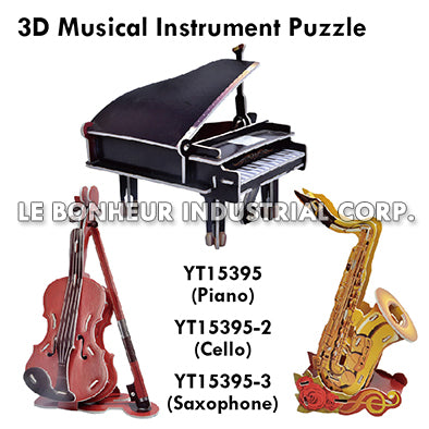 3D Musical Instrument Puzzle