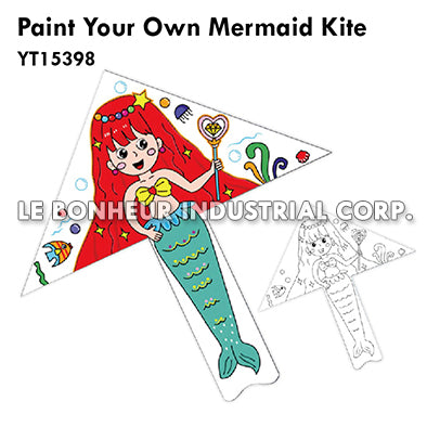 Paint Your Own Mermaid Kite