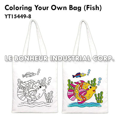 Coloring Your Own Bag (Fish)