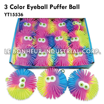 3 Color Eyeball Puffer Ball