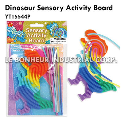 Dinosaur Sensory Activity Fidget Board
