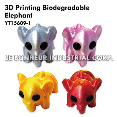 3D Printing Biodegradable Elephant
