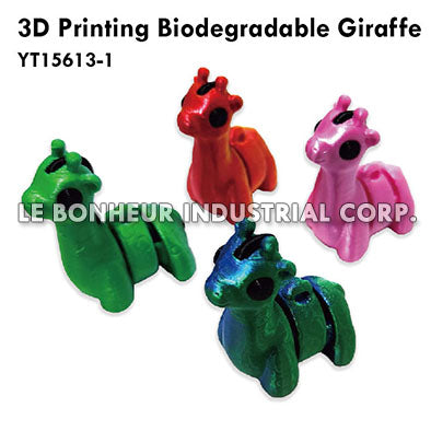 3D Printing Biodegradable Giraffe