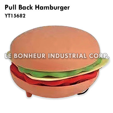 Hamburger Pull Back Car