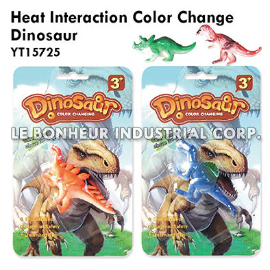 Heat Interaction Color Change Dinosaur